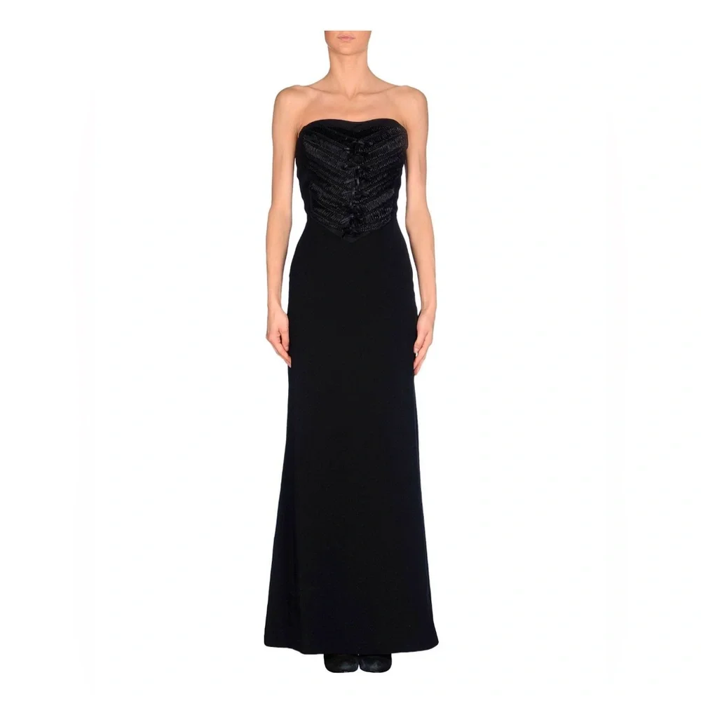 CristinaEffe’s Elegant Black Strapless Evening Gown - Picture 1 of 12
